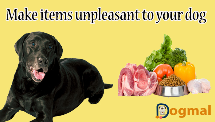 make items unpleasant to your dog