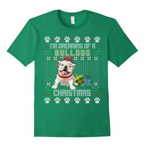 Bulldog-Christmas-Sweater-Tshirt