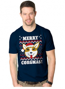 Crazy-Dog-T-Shirts-Mens-Merry-Corgmas-T-shirt Crazy-Dog-T-Shirts-Mens-Merry-Corgmas-T-shirt