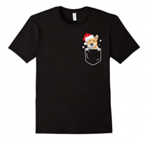 Cute-Corgi-In-Pocket-Christmas-T-Shirt Cute-Corgi-In-Pocket-Christmas-T-Shirt