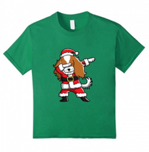 Dabbing-Cavalier-King-Charles-Spaniel-T-Shirt-for-Christmas-Dog