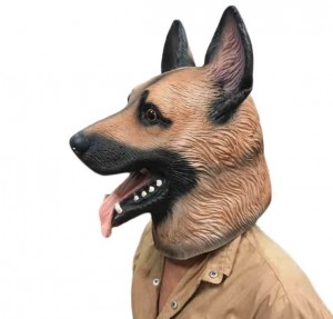 German shepherd mask