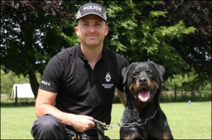 Rottweiler dog police